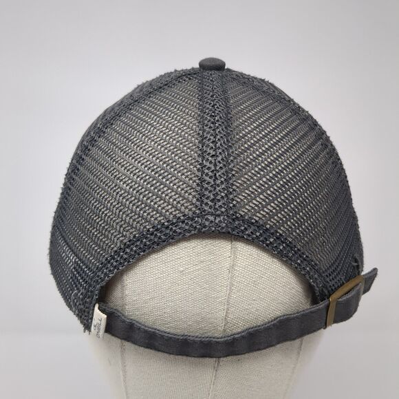 O'Neill Surf Co Slideback Trucker Hat Gray One Size Mesh Back 6 Panel - Picture 5 of 8